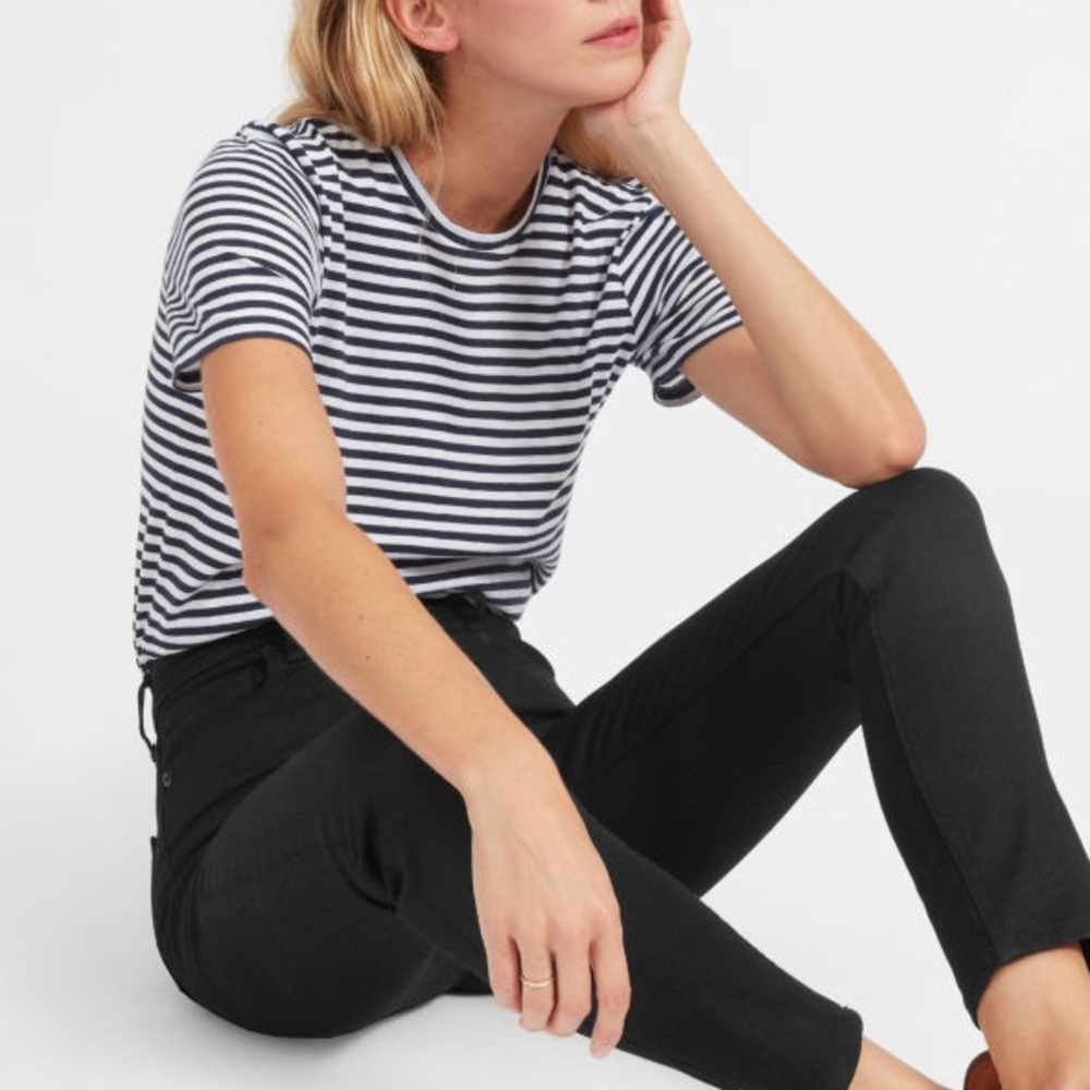 Everlane high rise skinny jeans ankle